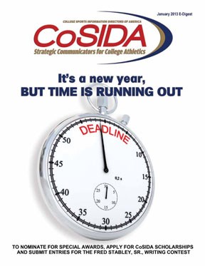 January 2013 CoSIDA E-Digest available for viewing, PDF download